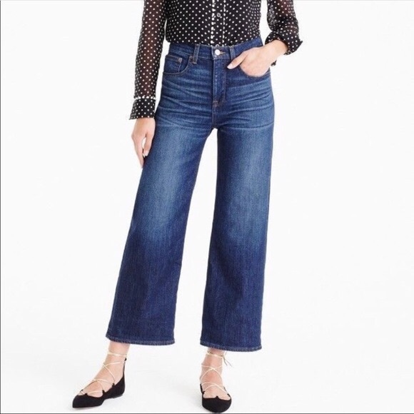 j crew rayner wide leg jean